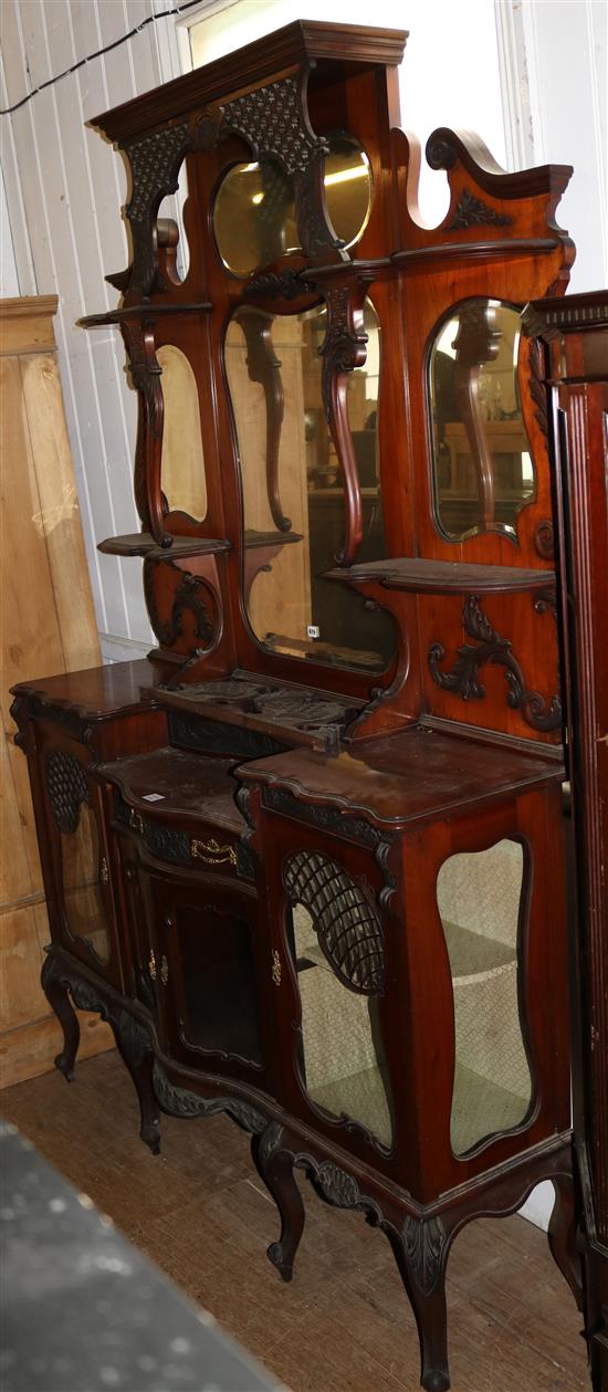 Victorian mahogany side cabinet